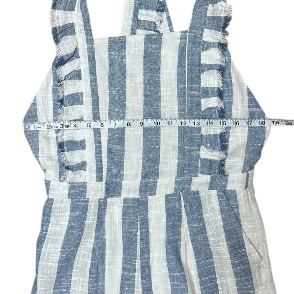 Love Riche Blue and White Striped Romper - NWT - Size L - Picture 5 of 5